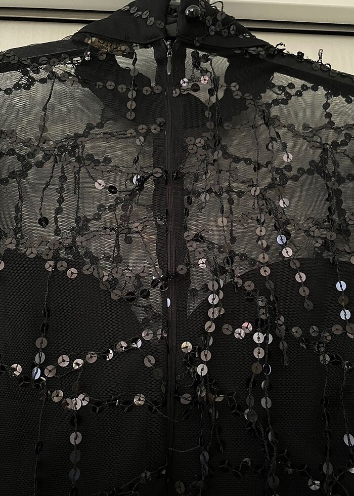 Bel Şerit Pullu Kalem Abiye - Görsel 5