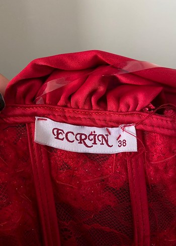 Kırmızı Şık Abiye - Görsel 6