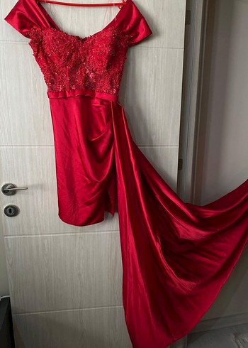 Kırmızı Şık Abiye - Görsel 5