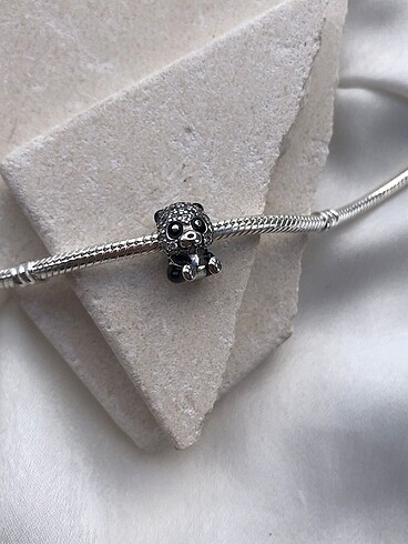 Beden Işıltılı sevimli panda Charm