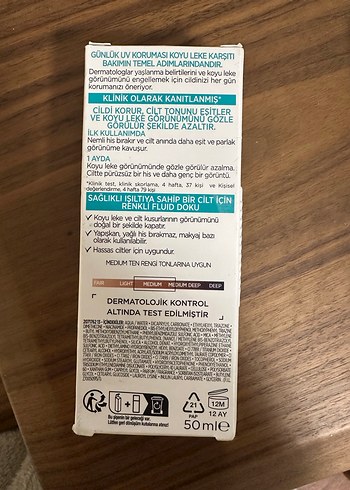 L'Oréal Bright Reveal SPF 50 Yüz Kremi - Görsel 4