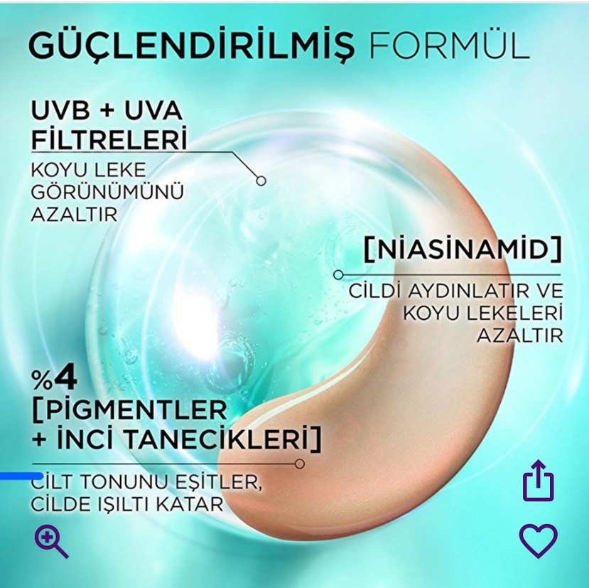 L'Oréal Bright Reveal SPF 50 Yüz Kremi - Görsel 5