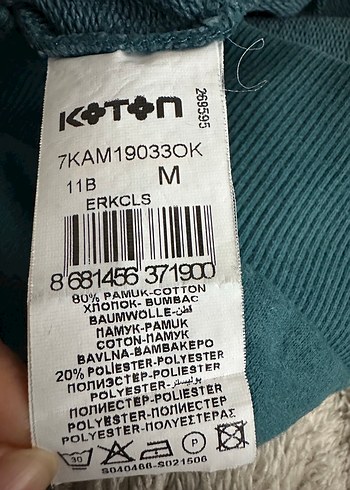 Erkek Koyu Yeşil Bisiklet Yaka Sweatshirt - Görsel 6