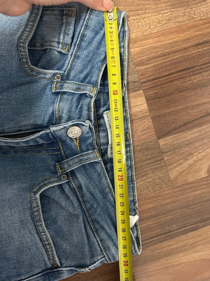 Lacivert Midi Kadın Denim Jean - Görsel 5