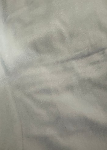 Kadın Beyaz Keten Midi Kumaş Pantolon - Görsel 3