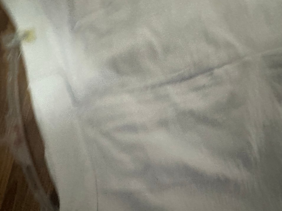 Kadın Beyaz Keten Midi Kumaş Pantolon - Görsel 3