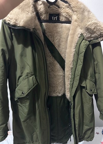 Zara Kapüşonlu, Kürklü Kadın Kışlık Mont - TRF - Görsel 3