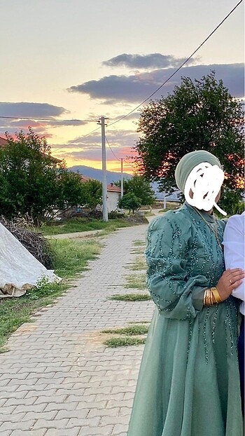Uzun tesettür abiye