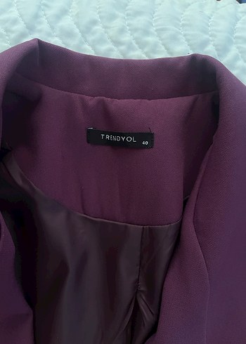 Trendyol & Milla Bordo Düğmeli Kadın Blazer Ceket