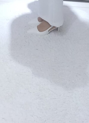 Graceland 38 no beyaz topuklu ayakkabı  - Görsel 5