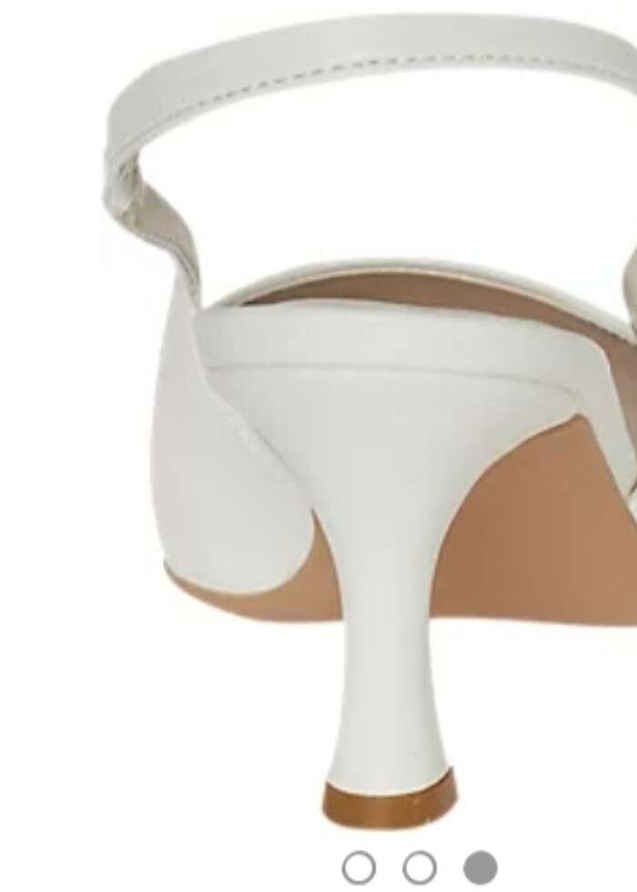 Graceland 38 no beyaz topuklu ayakkabı  - Görsel 3