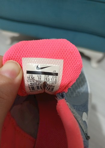 Kız Çocuk  Nike Gri Spor Ayakkabı - Görsel 5