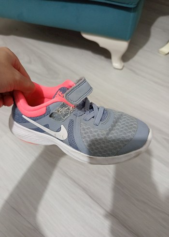 Kız Çocuk  Nike Gri Spor Ayakkabı - Görsel 6