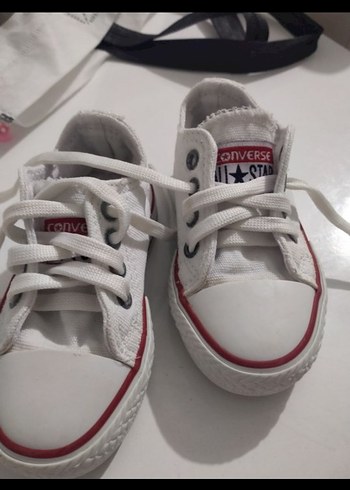 Kız Çocuk Beyaz Converse All Star Spor Ayakkabı - Görsel 2
