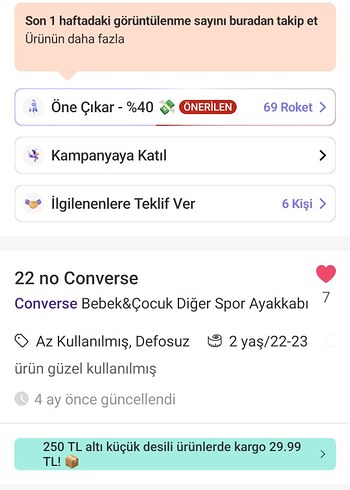 Kız Çocuk Beyaz Converse All Star Spor Ayakkabı - Görsel 8