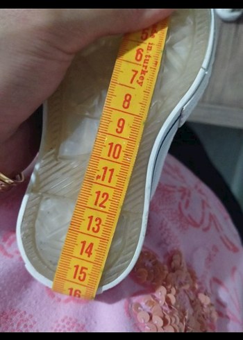 Kız Çocuk Beyaz Converse All Star Spor Ayakkabı - Görsel 7