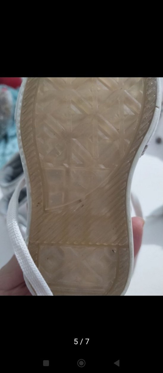 Kız Çocuk Beyaz Converse All Star Spor Ayakkabı - Görsel 5