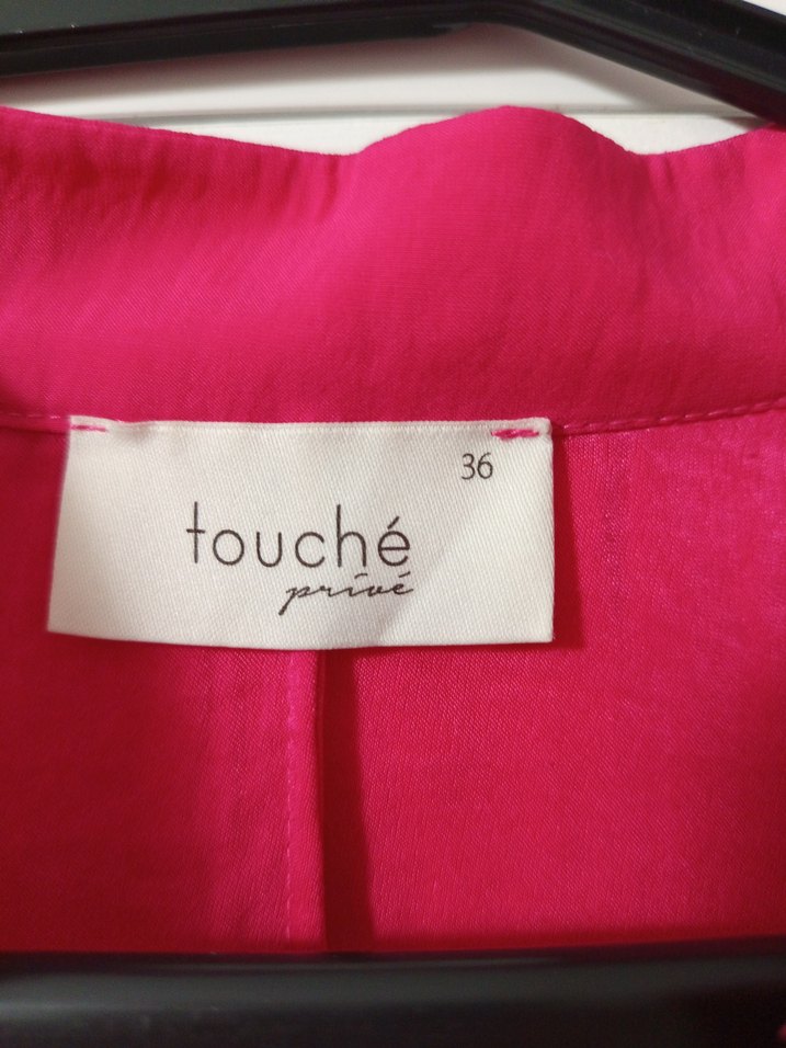 Pembe Kadın Uzun Kollu Düğmeli Gömlek - Görsel 3