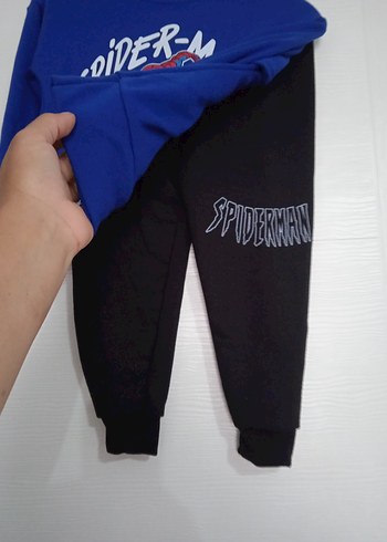 Erkek Çocuk Spider-Man Baskılı Mavi Sweatshirt - Görsel 5