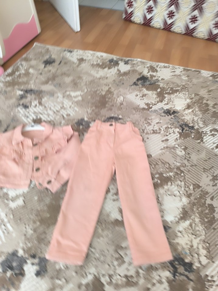 Pembe Renkli Bebek Kız Takım - Görsel 2