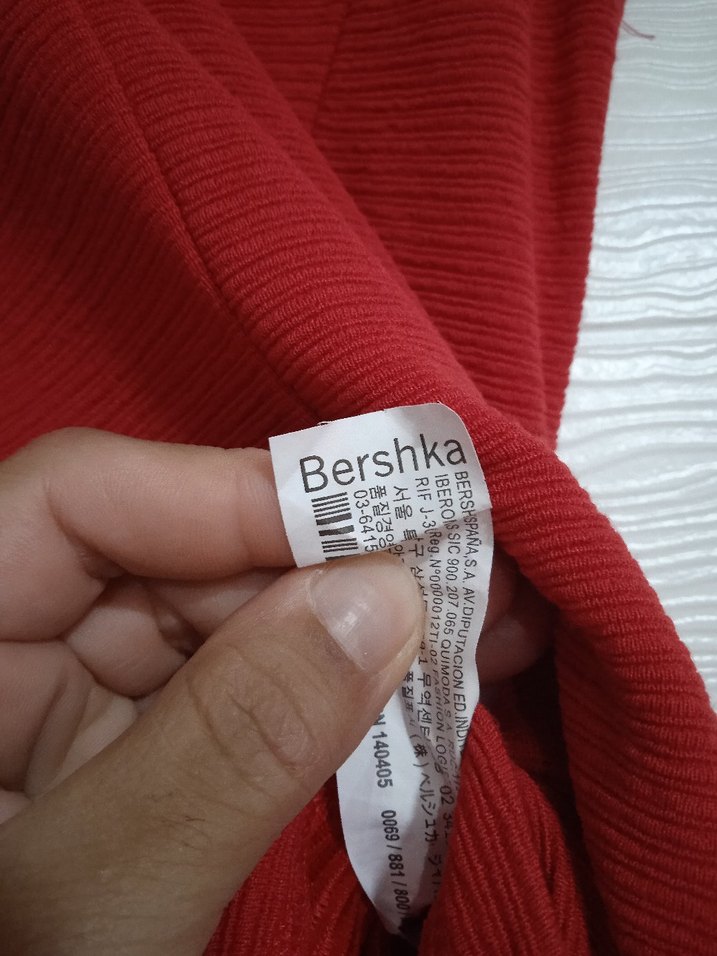 Kolsuz Kırmızı Midi Elbise - Görsel 2