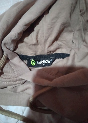 Düğmeli Kapüşonlu Kahverengi Sweatshirt - Görsel 3