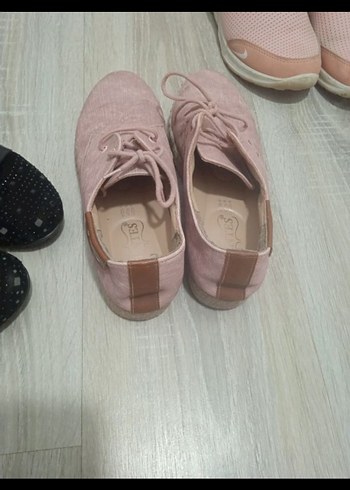 Pudra Pembe Süet Kadın Stiletto Ayakkabı - Görsel 4