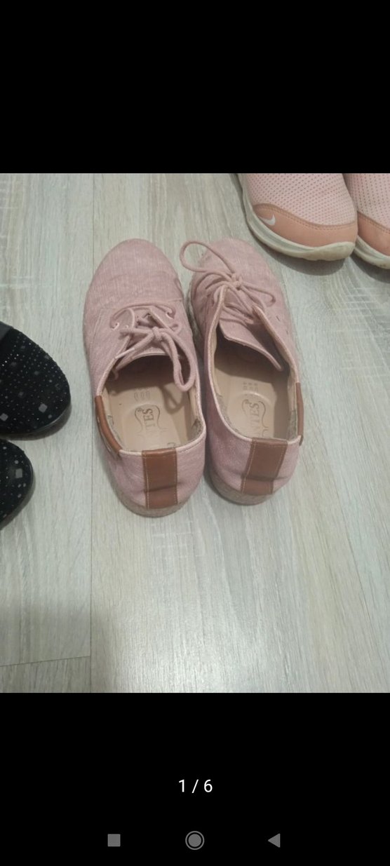 Pudra Pembe Süet Kadın Stiletto Ayakkabı - Görsel 4