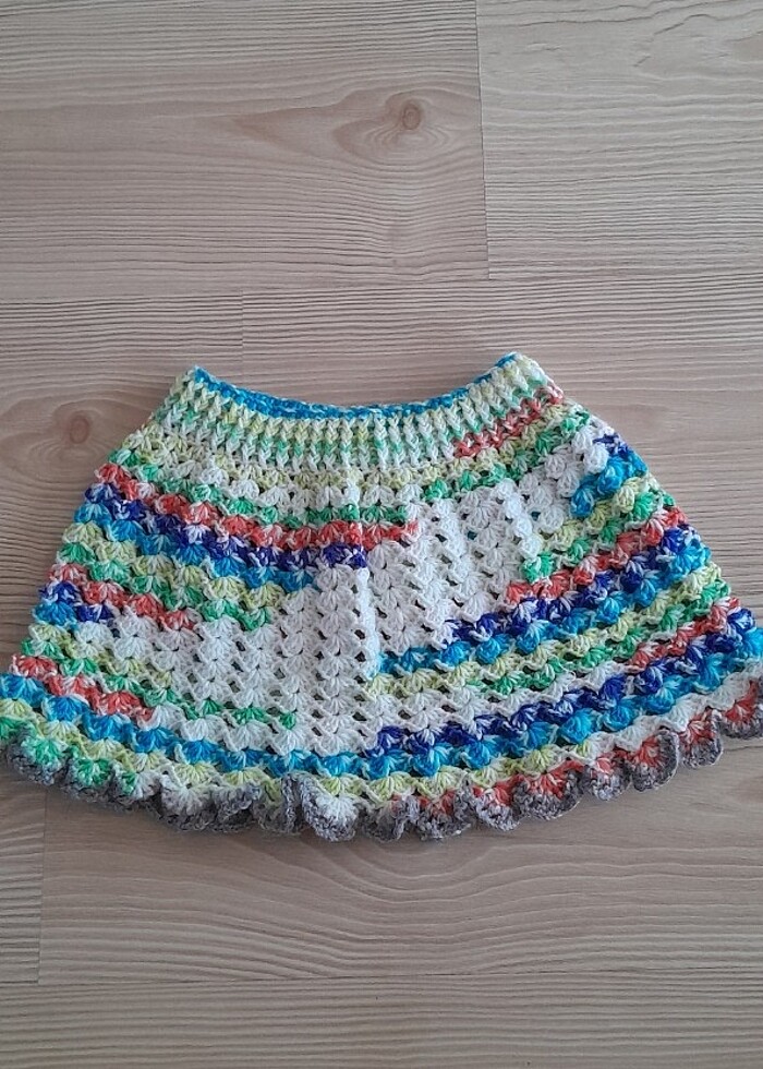 Kız bebeği için etek - Görsel 2