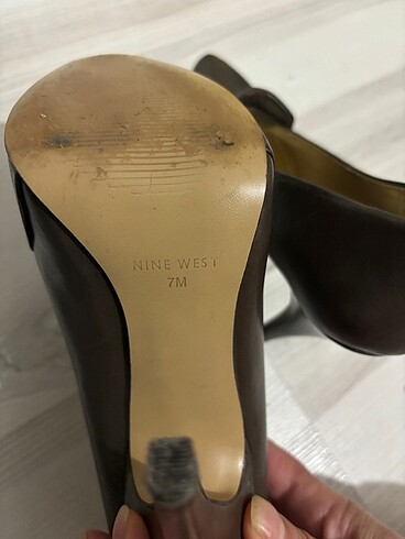 37 Beden kahverengi Renk Nine West Topuklu Ayakkabı