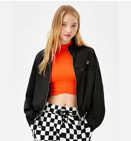 Bershka bershka ince naylon ceket