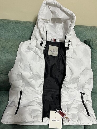xxl Beden beyaz Renk Moncler şişme yelek