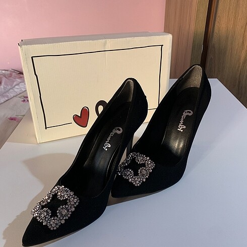 stiletto kadife kadın topuklu ayakkabı
