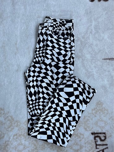 defacto kareli pantolon - Görsel 2