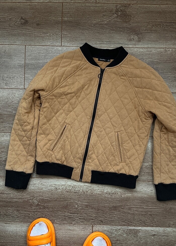 bershka kapitone ceket - Görsel 3