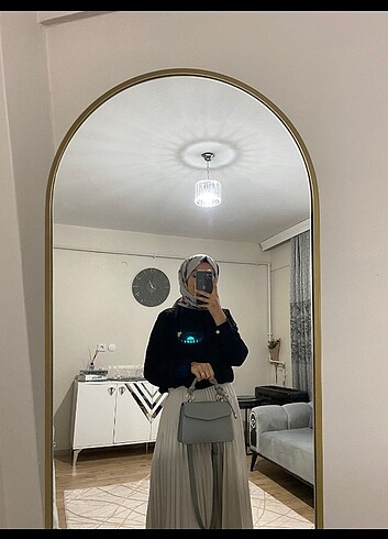  Beden KADIN GRİ ÇANTA 