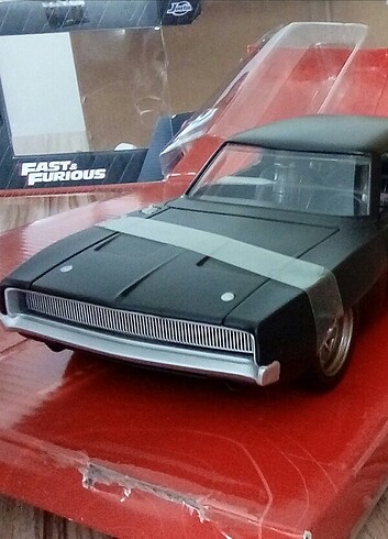 Jada Fast & Furious serisi 1968 Dodge Charger Diecast