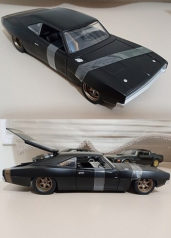  Beden Renk Jada Fast & Furious serisi 1968 Dodge Charger Diecast 