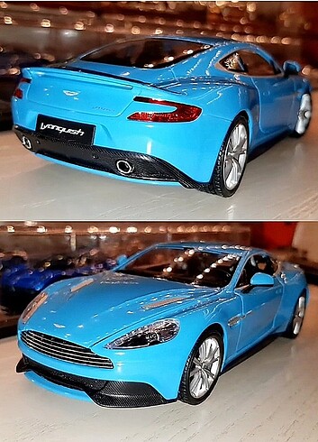  Beden Welly/1/24 Aston Martin VANQUISH /Diecast /Yurtdışından 