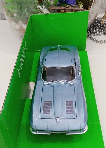 Beden Welly 1.24 ölçek 1963-Chevy-Corvette Stingray /Diecast