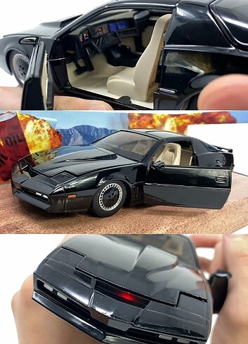  Beden Renk Jada Toys/Knight Rider K.I.T.T. 1982 Pontiac Trans am/Diecast 