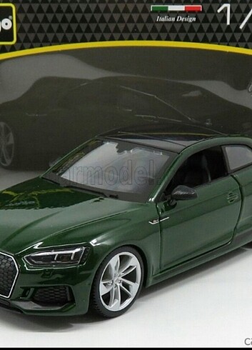 Burago 1.24 ölçek AUDI RS5 Coupe Diecast