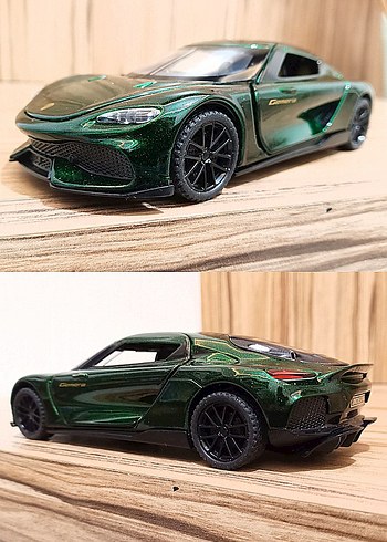 LJX 1/32 ölçek Koenigsegg Gemera Yurtdışından/Diecast - Görsel 17