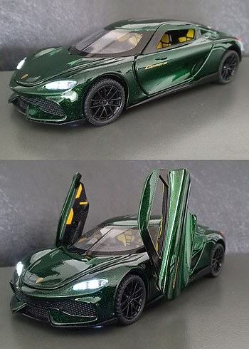 LJX 1/32 ölçek Koenigsegg Gemera Yurtdışından/Diecast - Görsel 14