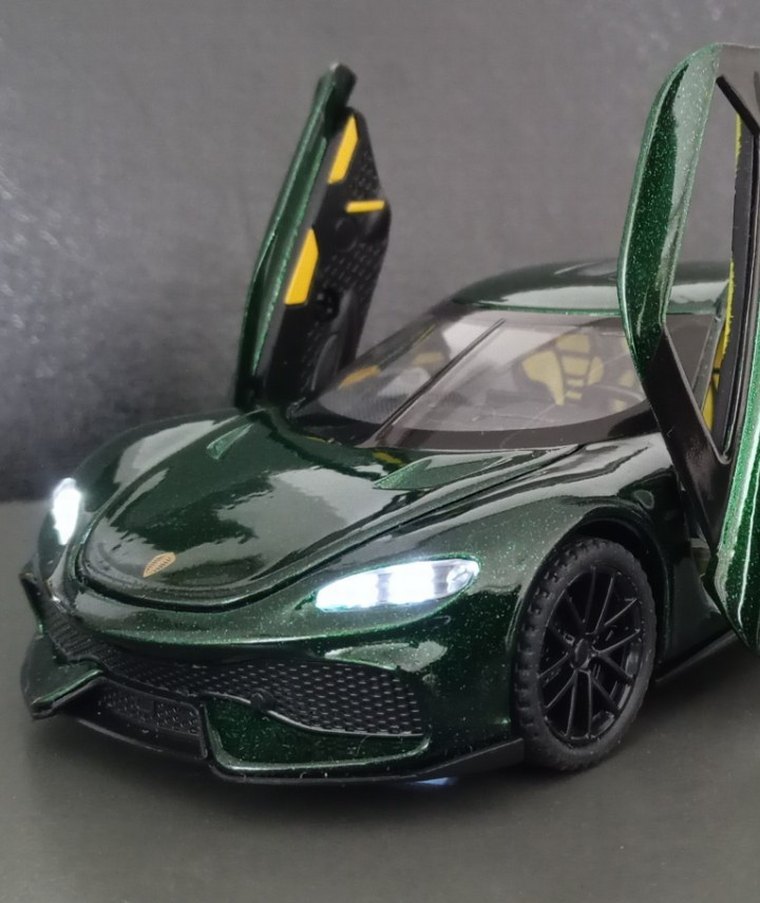 LJX 1/32 ölçek Koenigsegg Gemera Yurtdışından/Diecast - Görsel 3