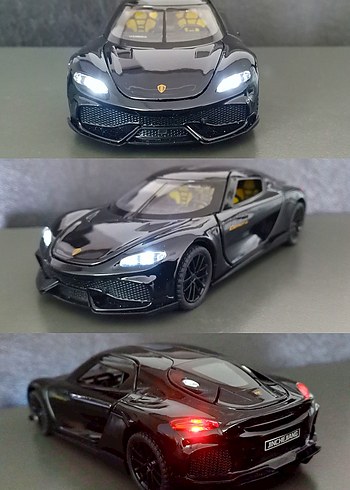 LJX 1/32 ölçek Koenigsegg Gemera Yurtdışından/Diecast - Görsel 3