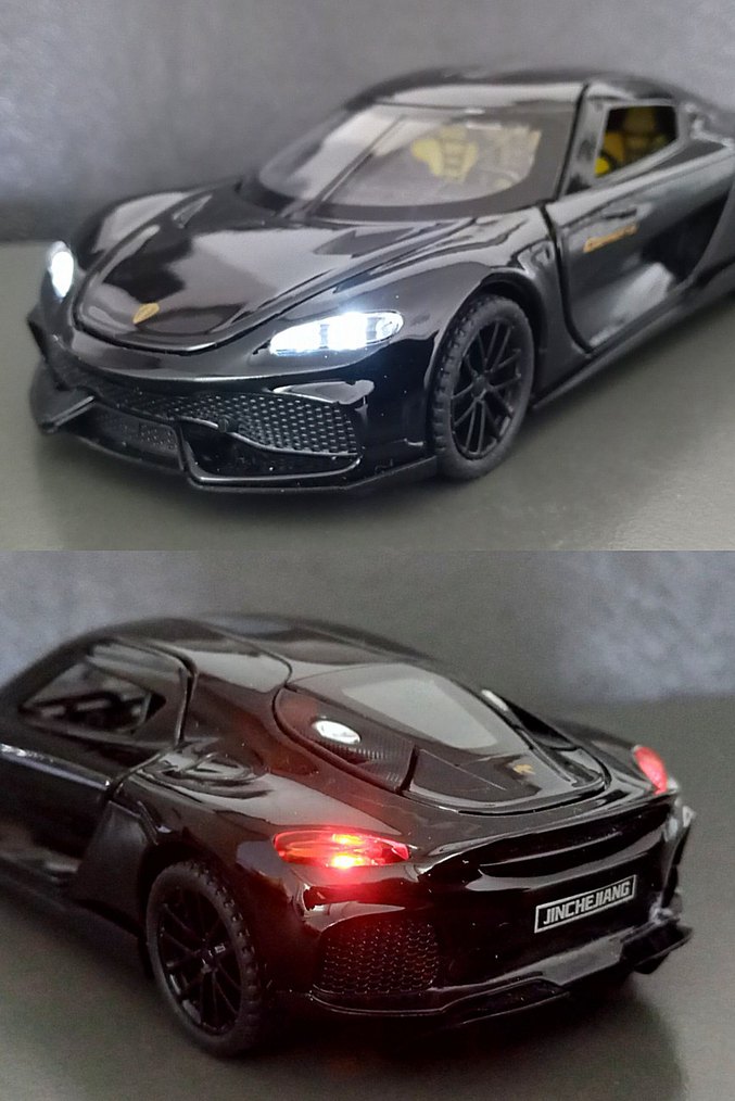 LJX 1/32 ölçek Koenigsegg Gemera Yurtdışından/Diecast - Görsel 4