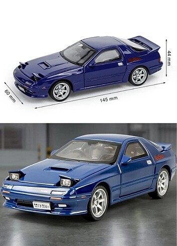 JİAYE 1/32 Mazda RX7 Diecast Yurtdışından - Görsel 4