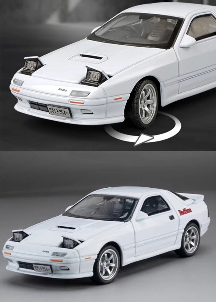 JİAYE 1/32 Mazda RX7/Yurtdışından - Görsel 4