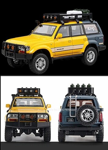  Beden Renk Che ZHİ 1/24 Toyota Land Cruiser LC80 Diecast Yurtdışından 